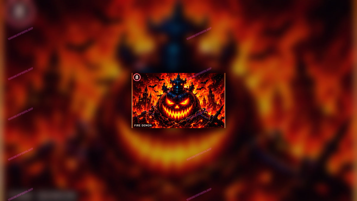 Fire Demon Screensaver Pack – Design 8 of 8
