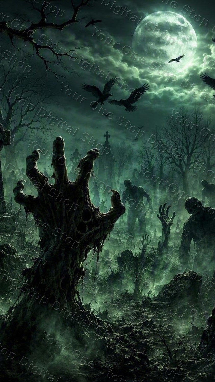 Ultimate Halloween Wallpaper & Screensaver Template Bundle – 8 Packs