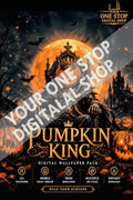 Pumpkin King 4K Halloween Wallpaper – JPEG Digital Download