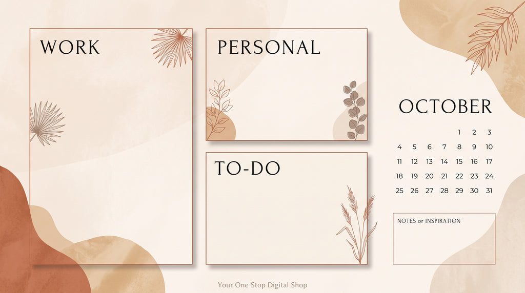 October–November 2026 Printable Calendar & Planner Sheets