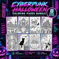 Kids Halloween printable Coloring bundle pack