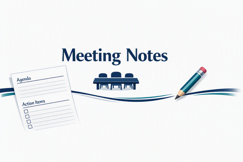 Office Template Pack - Meeting Notes Template – Your One Stop Digital Shop